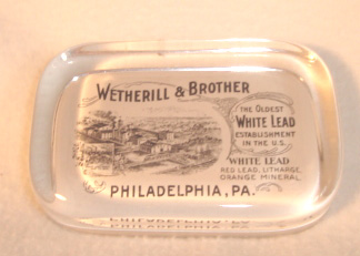 Wetherell & Brother paperweight