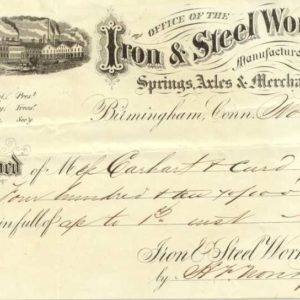 Iron & Steel Works Letterhead